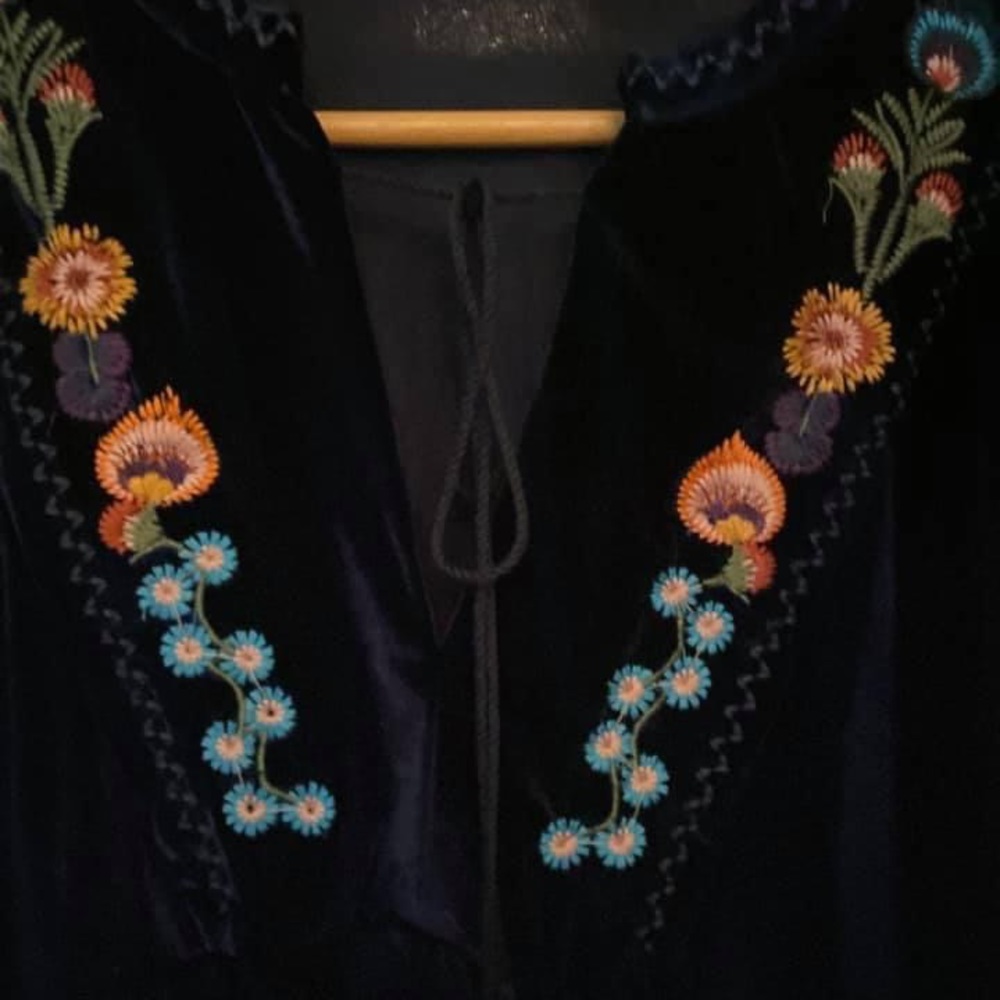 BOHO VELVET DRESS - Picture 3 of 6